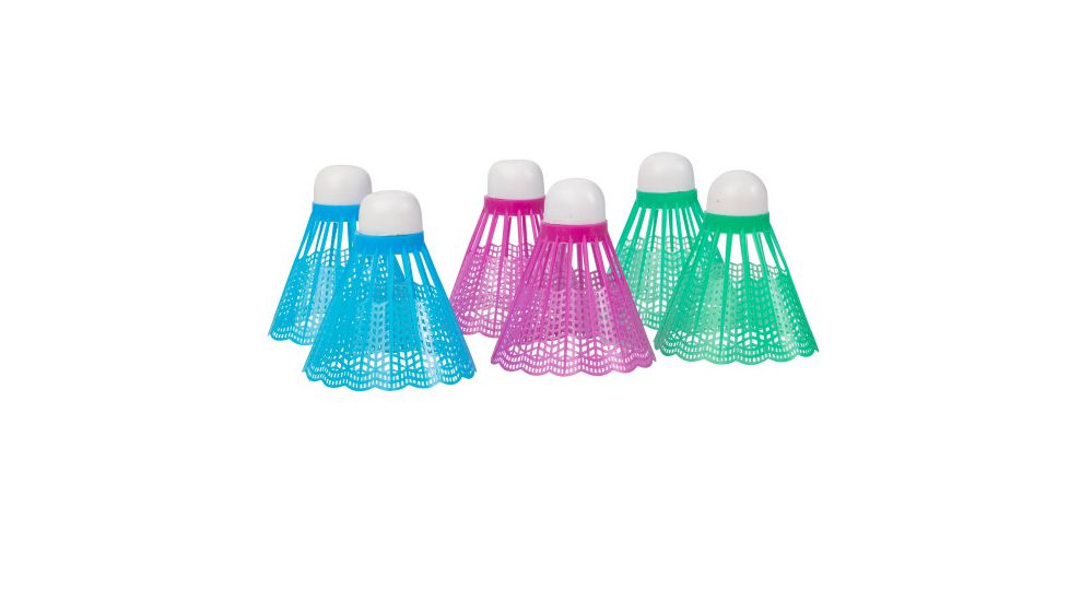 Triumph Badminton Shuttlecock, Colored 6 PK, Colored 6pk, 35-7056