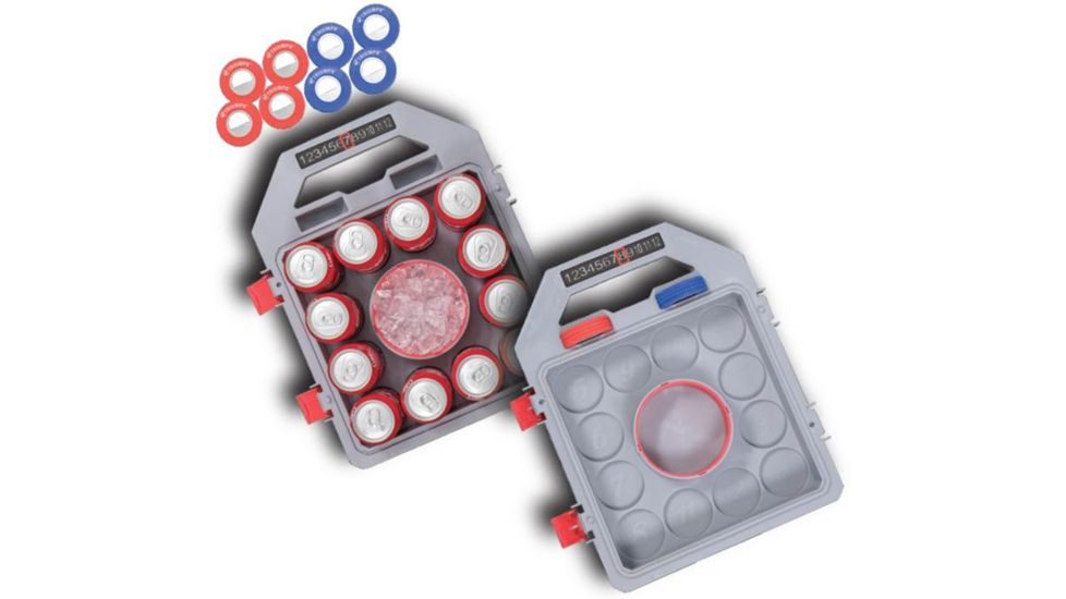 Triumph Insulated 12-Pack Washer Toss, Grey/Red 35-7500-2