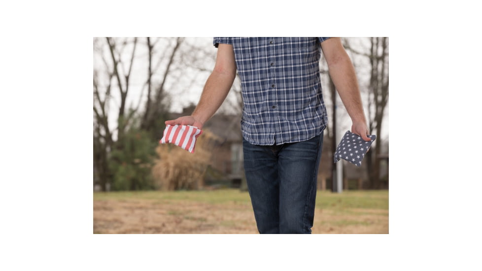 Triumph Patriotic Bean Bags, 8 Pack, Red, White &amp; Blue, 12-0027