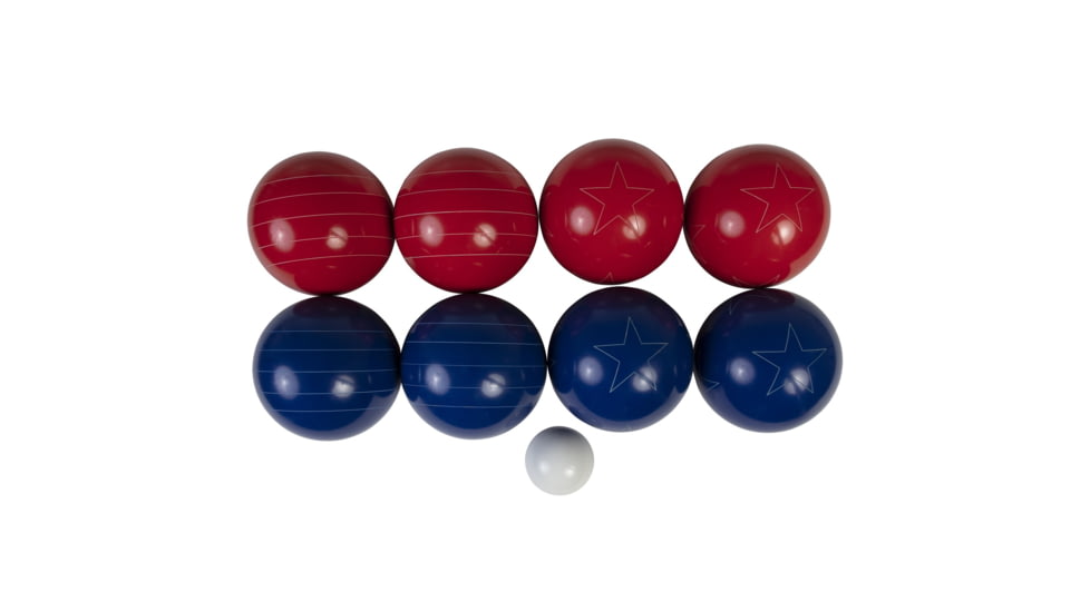 Triumph Patriotic Bocce Ball Set, 100mm, Red / White / Blue, 35-7125-3