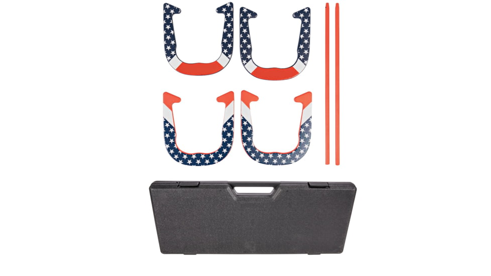Triumph Patriotic Forged Horseshoe Set, Red / White / Blue, 35-7075-3