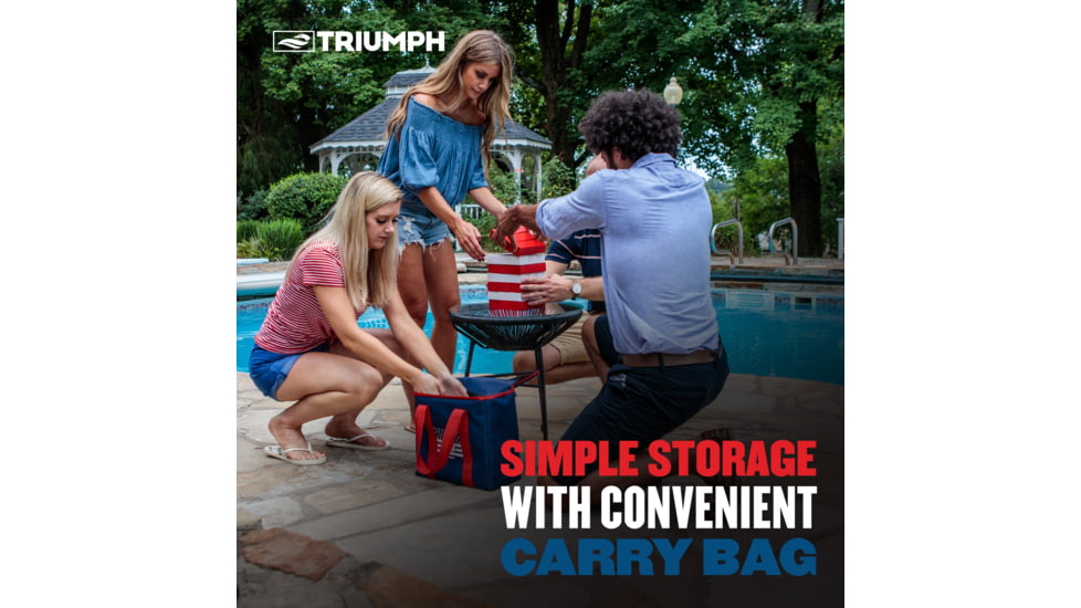 Triumph Patriotic Large Tumble, 6in, Red / White / Blue, 35-7190-3