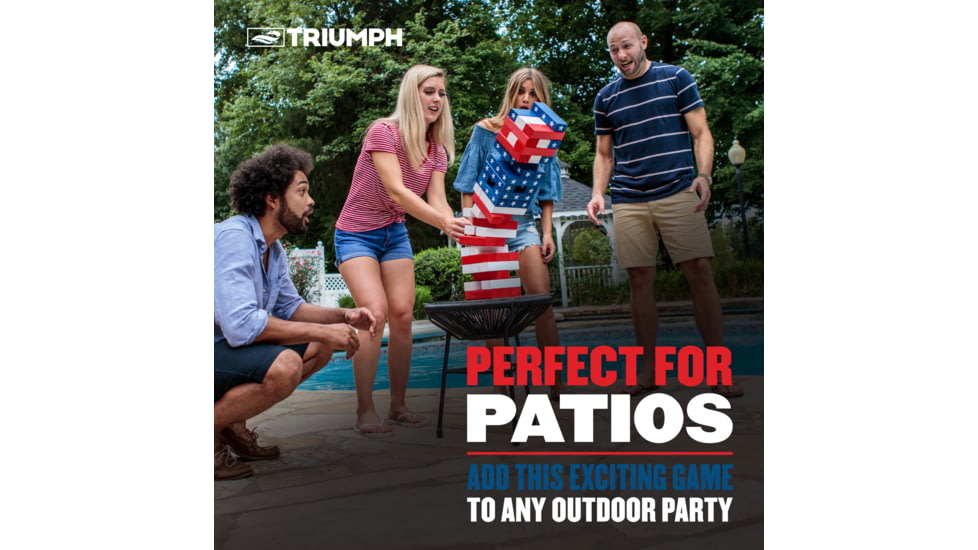 Triumph Patriotic Large Tumble, 6in, Red / White / Blue, 35-7190-3
