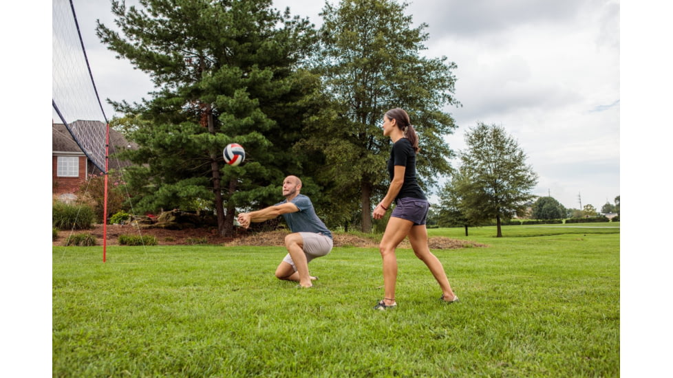 Triumph Patriotic Volleyball w/ Steel Pole, Red / White / Blue, 35-7440-3