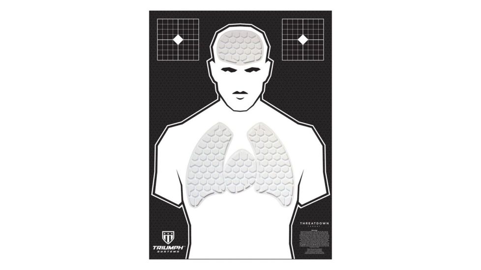 Triumph Systems Folded Threat Down Silhouette - Humanoid, 0315-01-002