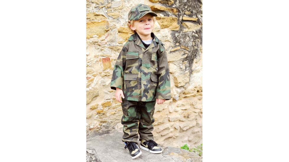 Trooper Clothing Classic BDU Camo Pant w/6 Pockets, Large, BDU Camouflage, Large 14-16, 100P-L