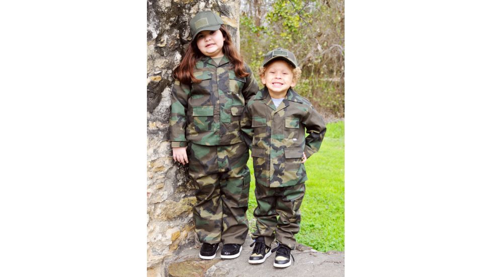 Trooper Clothing Classic BDU Camo Pant w/6 Pockets, Large, BDU Camouflage, Large 14-16, 100P-L