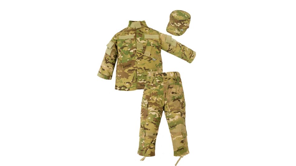 Trooper Clothing Combat 3 Piece Trooper Set w/10 Pockets, XXSmall/18 Months, Multi Color Camo, XX-Small (18 months) 185-XXS