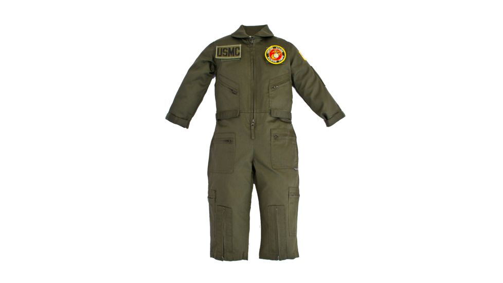 Trooper Clothing Flight Suit w/Marine Logo and Patch, X-Large 9-10 400M-XL