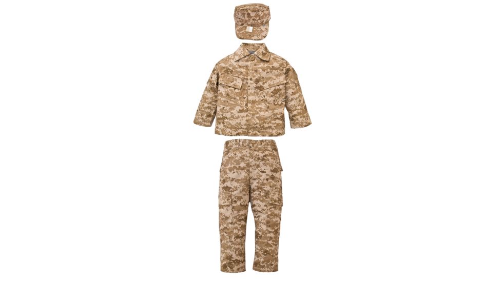 Trooper Clothing Marine Desert Digi 3 Piece Trooper Set, 10Y, Desert Digi Print, 10 Youth 150DC-10