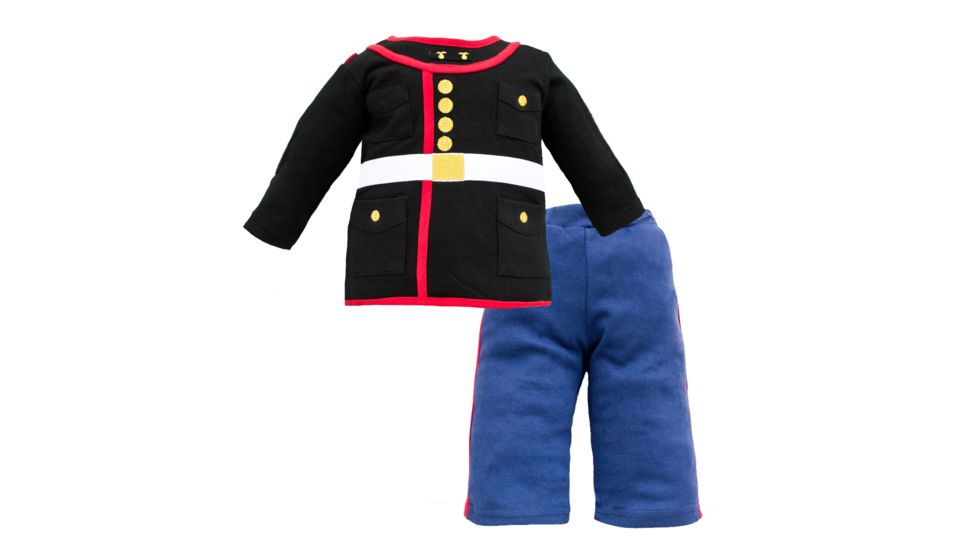 Trooper Clothing Marine Dress Blues 2 Piece Infant Set - Boys, Navy/Black, 0/3 months 5852-5852 0/3