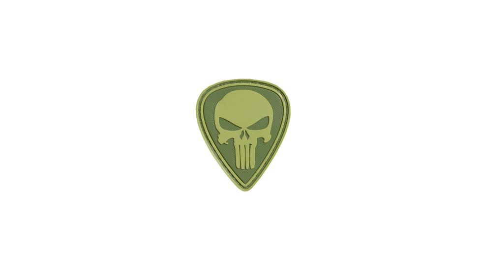 Trooper Clothing Punisher Pick PVC Patch, OD Green PVC-9666