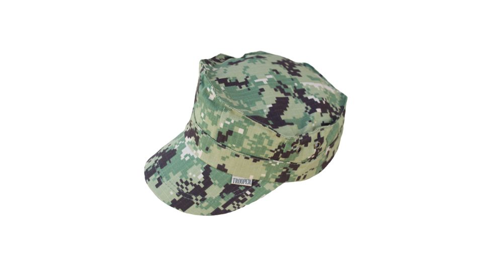 Trooper Clothing Youth Kids Navy Patrol Cap, 8 Point Cover - Kids, NWU III Digital Camo, One Size 191- O/S