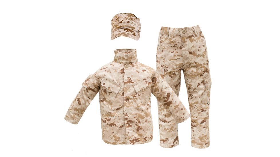 Trooper Clothing Youth Marine Desert Trooper Uniform, 3 Piece - Kids, Woodland Marpat, Large, 14-16 152-152-L