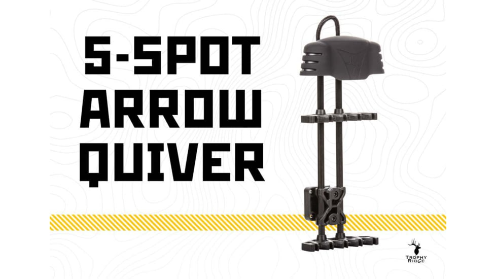 Trophy Ridge 5-Spot 5-Arrow Quiver Bl