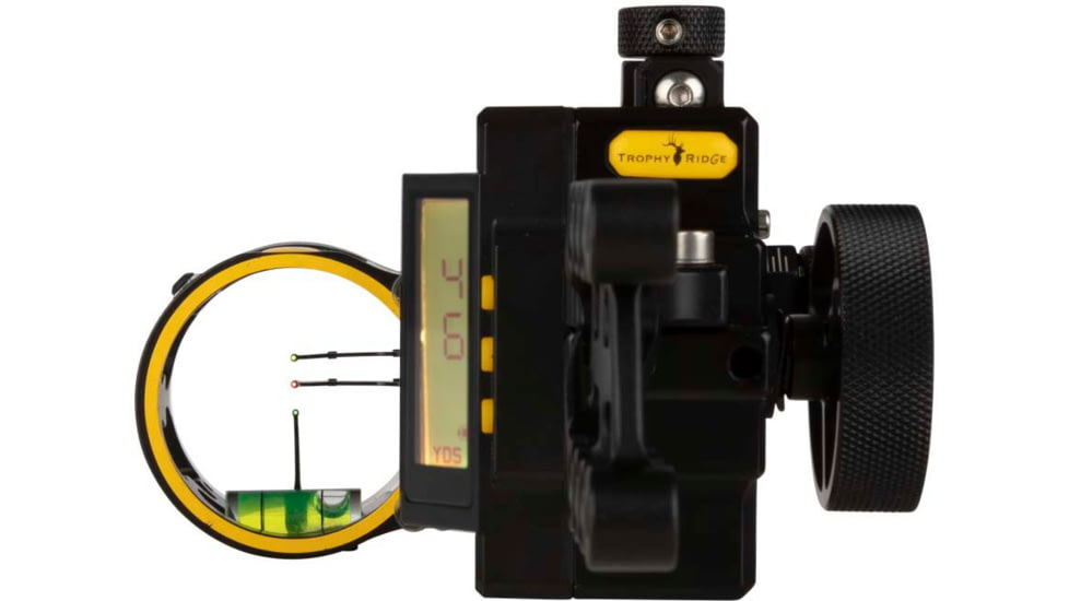 Trophy Ridge Bow Sight Digital React 3-Pin .019/.010 RH, Black, AS713DR19