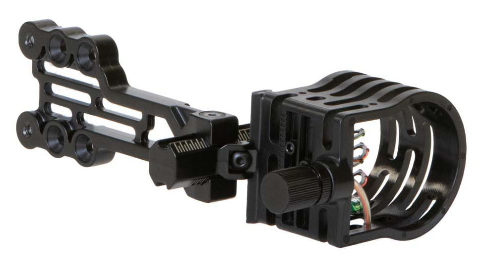 Trophy Ridge Fatal 4 Compound Bow Sight, 4 Pin, .019, Ambidextrous, Black, AS64