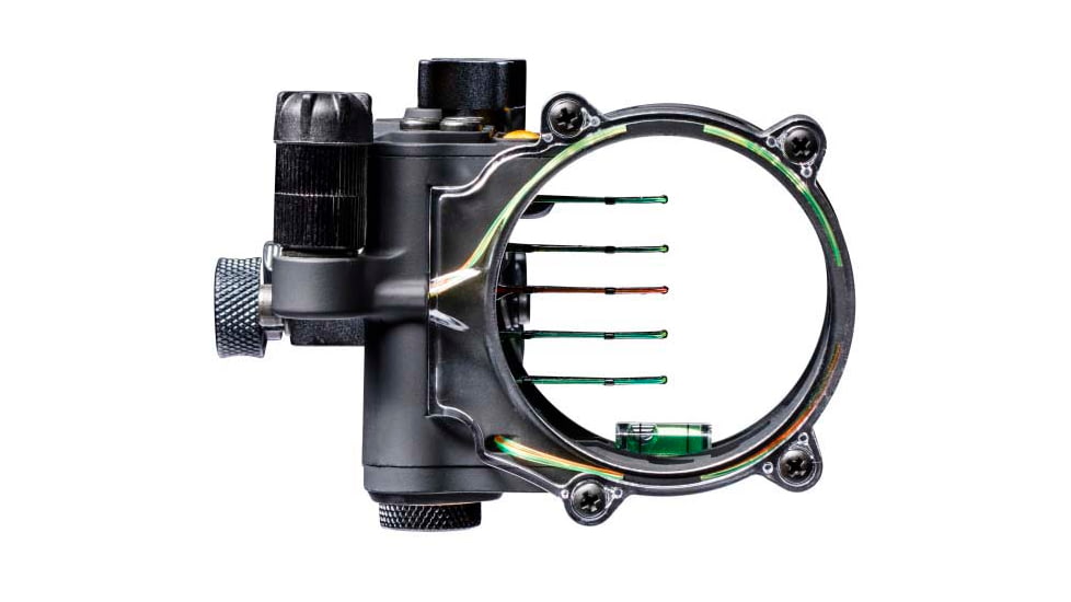 Trophy Ridge Fix Series Sight / 5 Pin / Right Handed / .019, Black, AS905