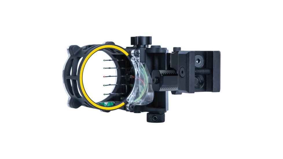 Trophy Ridge Fix Series Sight w/ Picatinny Mount, Black, 1502725