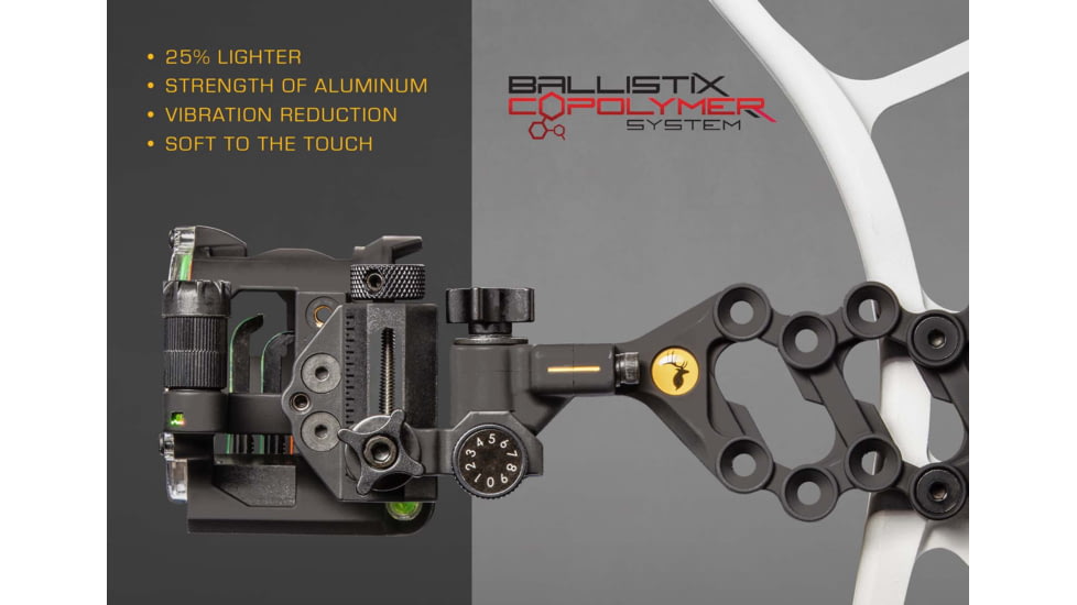 Trophy Ridge Peak Sight, Black 5 pin .019 LH, AS315L