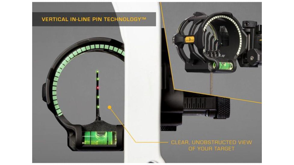 Trophy Ridge Peak Sight, Black 5 pin .019 RH, AS315
