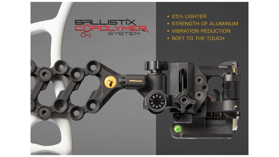 Trophy Ridge Peak Sight, Black 5 pin .019 RH, AS315