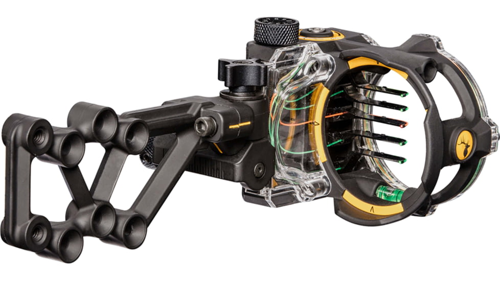 Trophy Ridge React H5 Sight / 5 Pin / Left Handed / .019, Black, AS855L