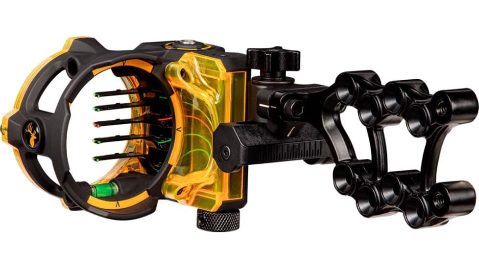 Trophy Ridge .019 Retaliate Sight, 5 Pin, Right Hand, Black/Orange, AS855D