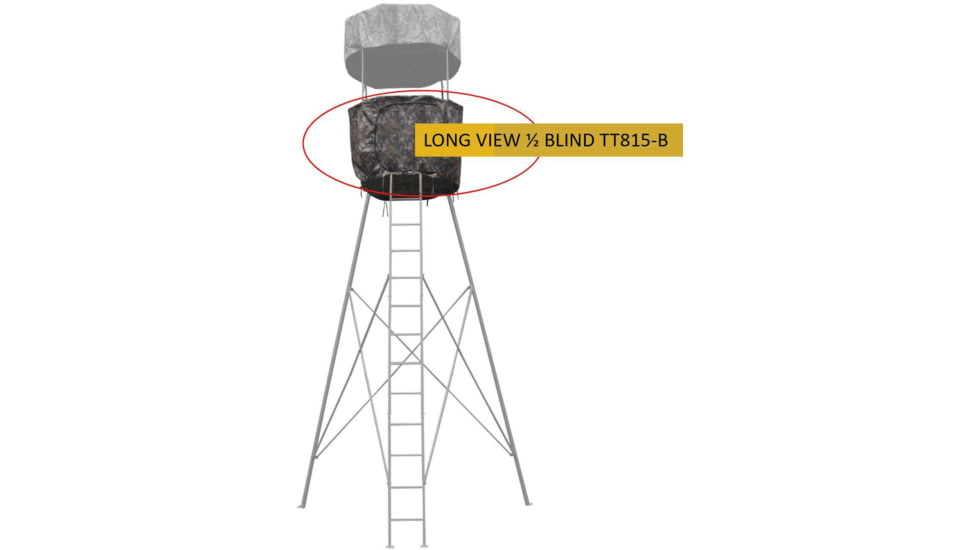 Trophy Treestands Judge Blind Kit - Longview, Dead Leaf Camo, TT815-B