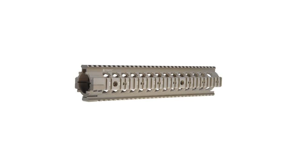 Troy 12 in. Modular Rail Forend for rifle length gas systems - Flat Dark Earth