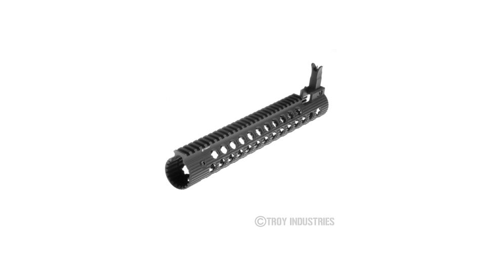Troy 13.8in Alpha Rail W/ Sight, Black, NSN - 1005-01-621-9173, STRX-AL1-13BT-00
