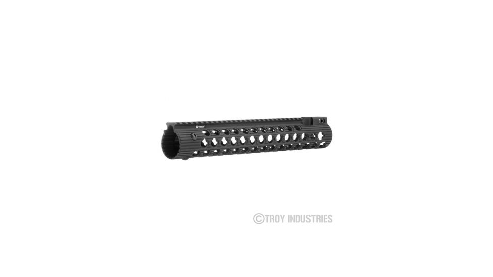 Troy 13.8in Alpha Rail W/ Sight, Black, NSN - 1005-01-621-9173, STRX-AL1-13BT-00