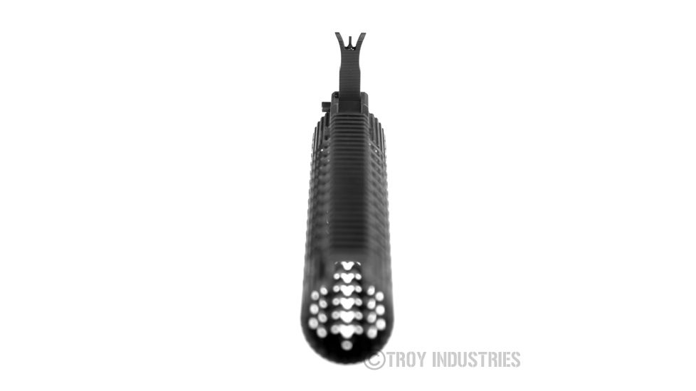 Troy 13.8in Alpha Rail W/ Sight, Black, NSN - 1005-01-621-9173, STRX-AL1-13BT-00