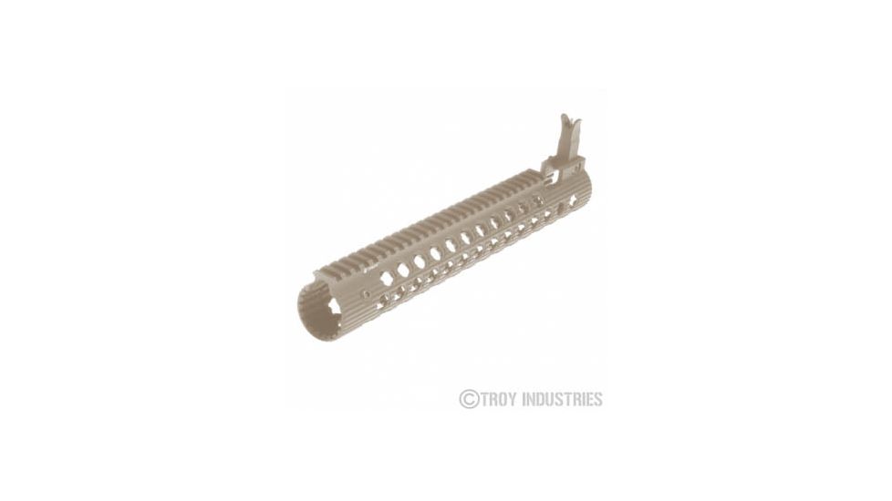 Troy 13.8in Alpha Rail W/ Sight, Flat Dark Earth STRX-AL1-13FT-00