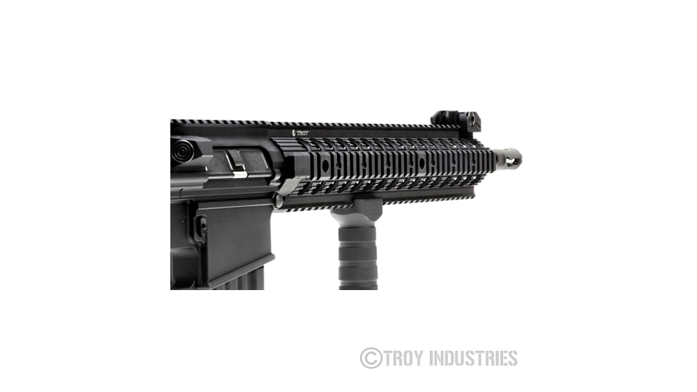Troy 13.8in Mrf-308 Battle Rail Dpms Lp - Black SRAI-308-D3BT-00