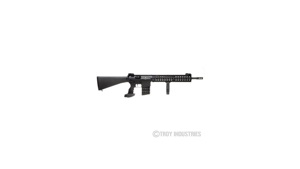 Troy 13.8in Mrf-308 Battle Rail Dpms Lp - Black SRAI-308-D3BT-00