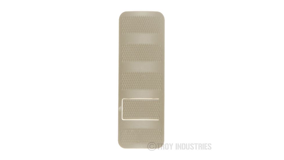 Troy 4.4in Battle Rail Covers Single Pack - Flat Dark Earth SCOV-BRC-04FT-00