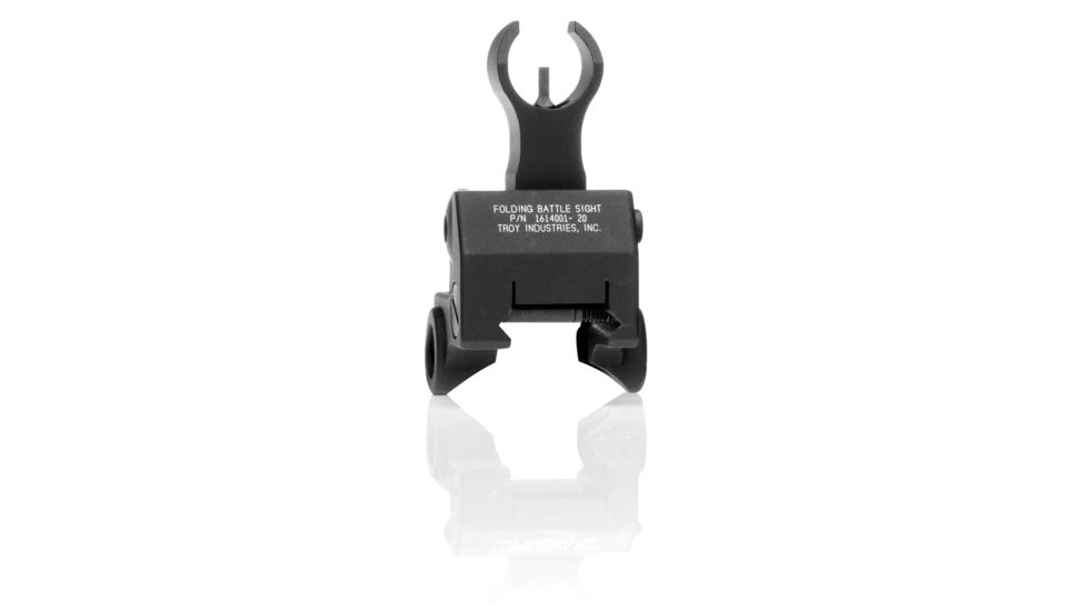 Troy Front Tritium HK Gas Block Mounted Battle Sight, Black, SSIG-GBF-00BT-01