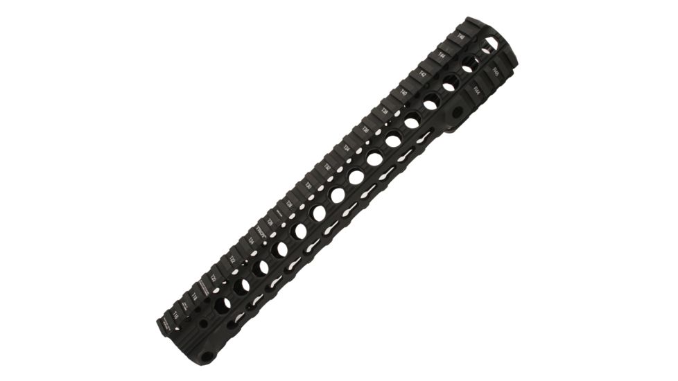 Troy AR-15 SDMR Keymod Free-Floating Rail, 13in, Black, STRX-BK1-13BT-00