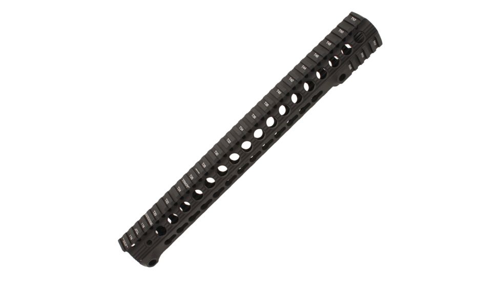 Troy AR-15 SDMR Keymod Free-Floating Rail, 15in, Black, STRX-BK1-15BT-00