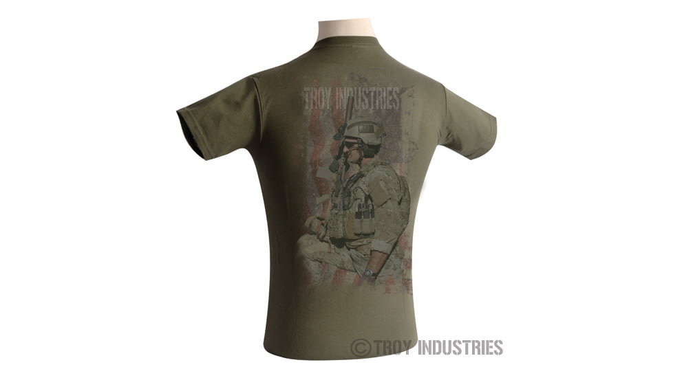 Troy Car-14 T-Shirt Green - 2XL STSH-CAR-02BT-00