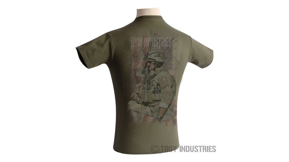 Troy Car-14 T-Shirt Green - S STSH-CAR-0SBT-00