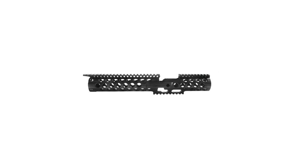 Troy Delta-MX Free Float Drop-In BattleRail, 9in, Black, NSN - 1005-01-651-5020, SRAI-DLT-MXBT-00