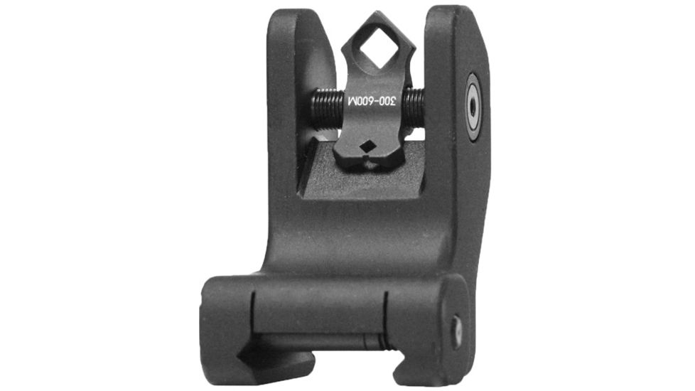 Troy Dioptic Apeture DOA Top Mounted Deployable Rear Sight, Black, SSIG-FBS-RDBT-00