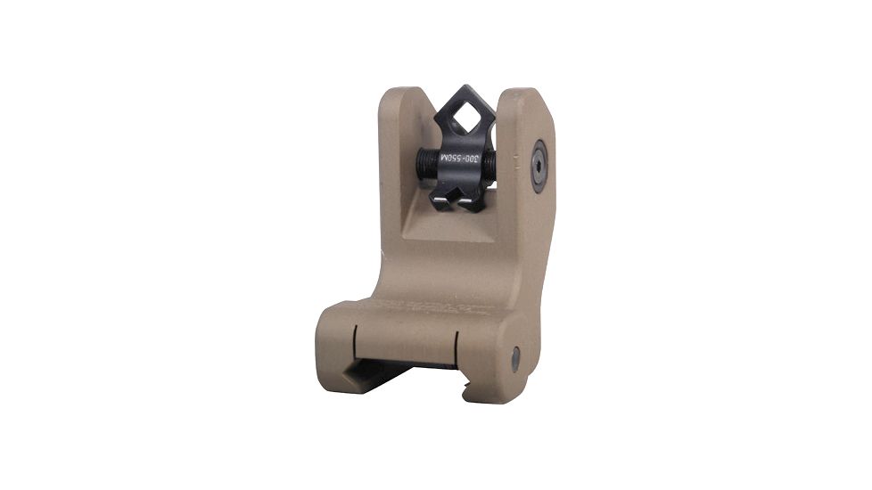 Troy Di-Optic Aperture DOA Rear Fixed Battle Sight, Flat Dark Earth w/ Tritium 