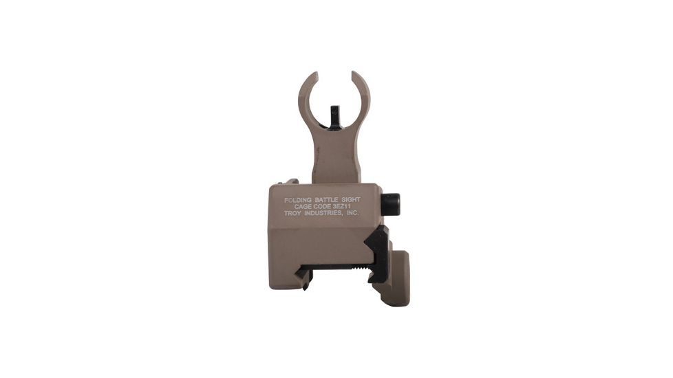 Troy Front Tritium HK Gas Block Mounted Battle Sight, Flat Dark Earth, SSIG-GBF-00FT-01