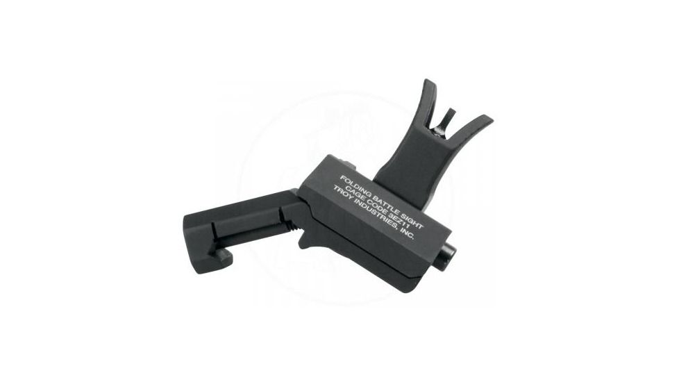 Troy Top Mounted Deployable Front and Rear Sight, Black, SSIG-45S-MDBT-00