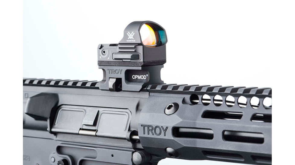 EDEMO Troy Industries OPMOD Universal Red Dot Mount, Black, SMOU-UNV-RDBT-00, EDEMO12