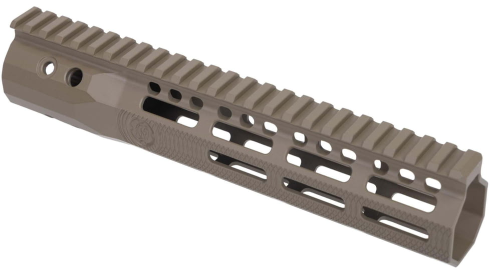 Troy Industries SOCC Gen 2 Free Float M-LOK Handguard AR-15 Aluminum Battle Rail, FDE, 9.25in, SRAI-SR1-90FT-G2