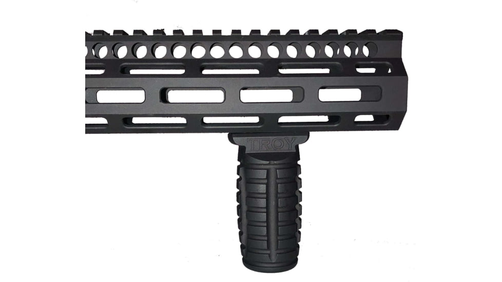 Troy Industries SOCC VFG 3in Vertical Forward Grip, Robust Low Profile, Black, SGRP-FG3-F0BT-00